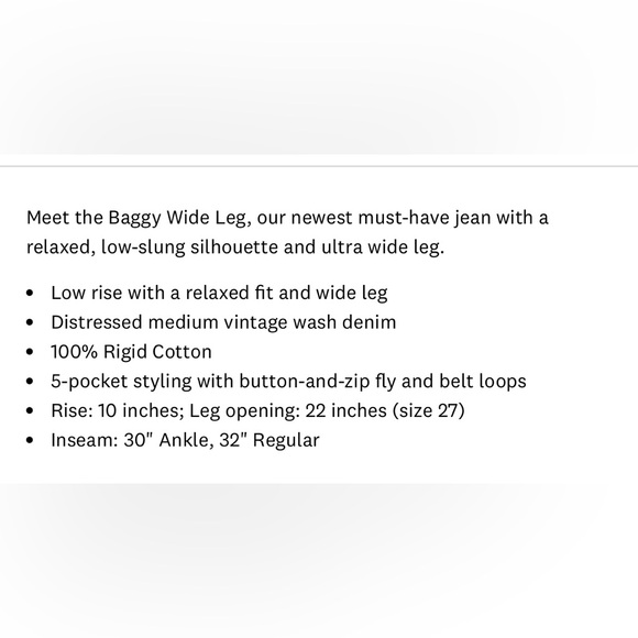 Baggy Wide Leg- Lucky - Picture 7 of 7